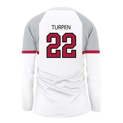 CWU - NCAA Softball : Lizzy Turpen - White Volleyball Jersey-1