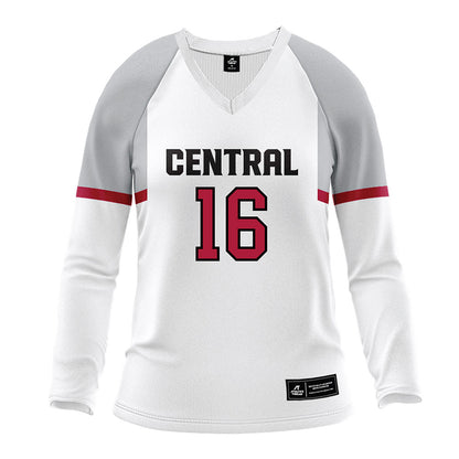 CWU - NCAA Softball : Ellie Gilbert - White Volleyball Jersey-0