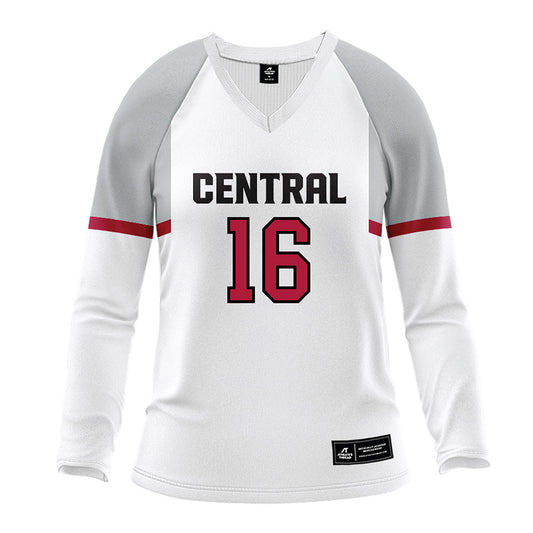 CWU - NCAA Softball : Ellie Gilbert - White Volleyball Jersey-0
