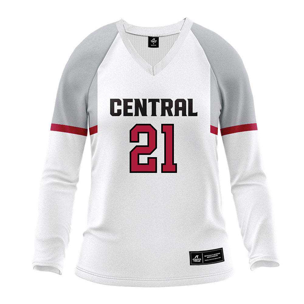 CWU - NCAA Softball : Joelie Eder - White Volleyball Jersey-0