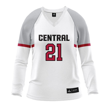 CWU - NCAA Softball : Joelie Eder - White Volleyball Jersey-0