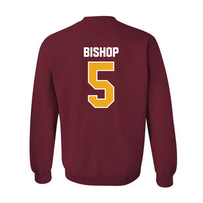 undefined - NCAA Women's Volleyball : Caitlin Bishop - Crewneck Sweatshirt-1