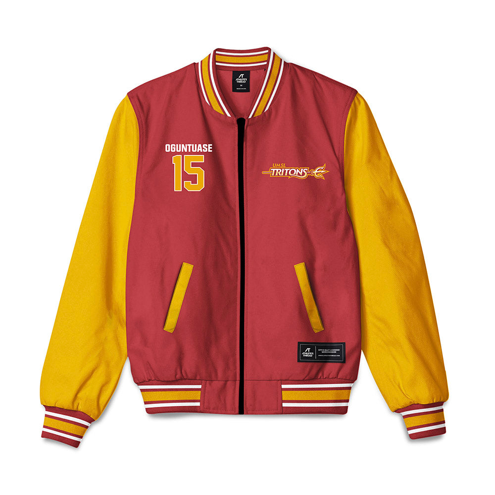 undefined - NCAA Baseball : Jimi Oguntuase - Bomber Jacket-0