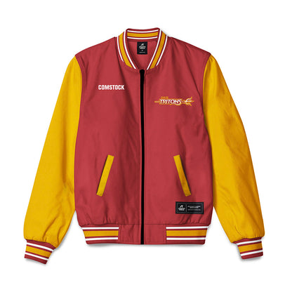 UMSL - NCAA Men's Swimming & Diving : Gentry Comstock - Bomber Jacket-0