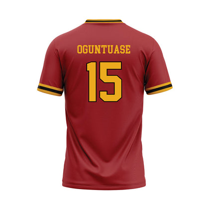 undefined - NCAA Baseball : Jimi Oguntuase - red Baseball Jersey-1