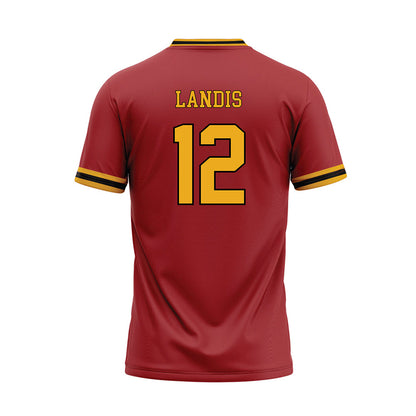 UMSL - NCAA Baseball : Ethan Landis - red Baseball Jersey-1