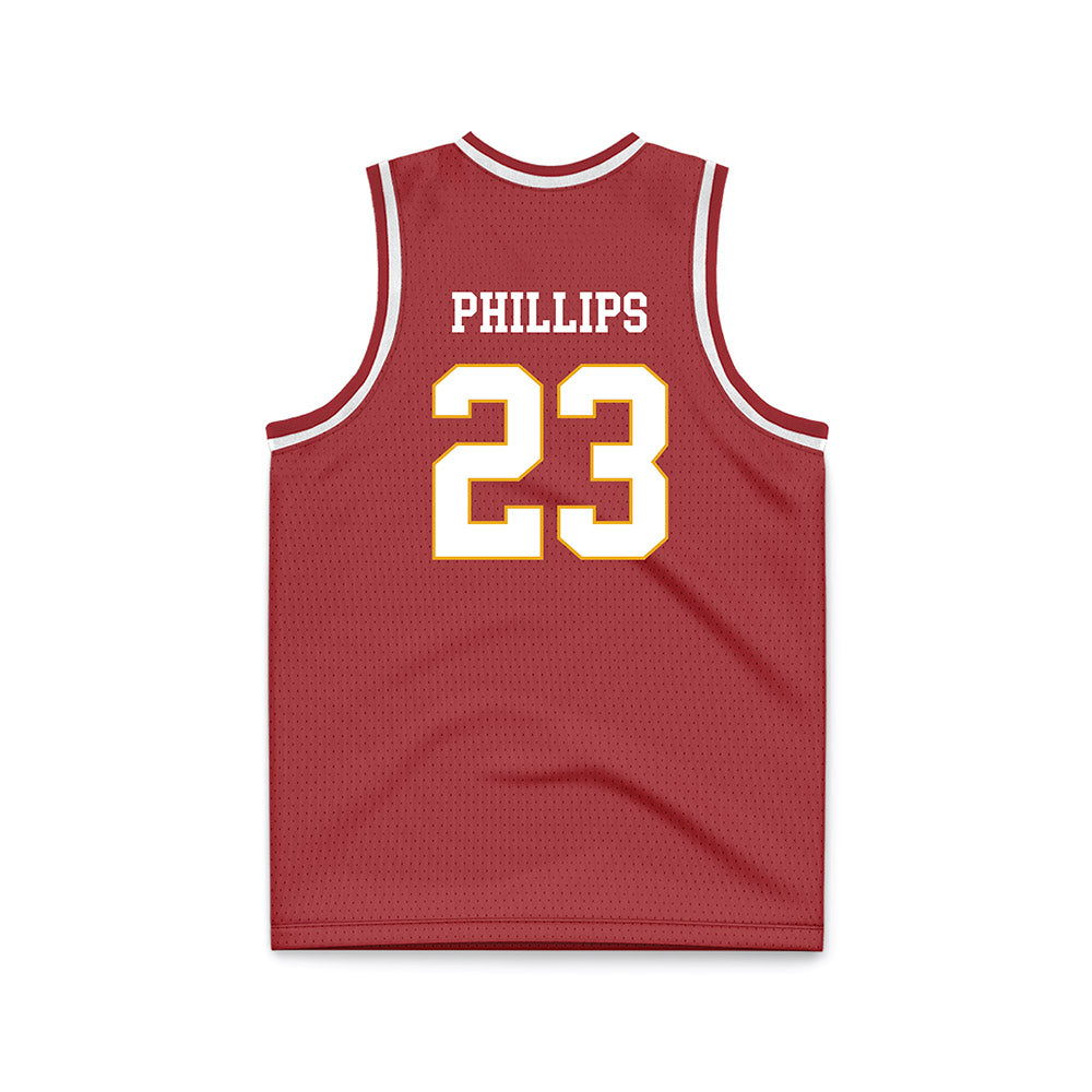 UMSL - NCAA Men's Basketball : Demetris Phillips - red Basketball Jersey-1