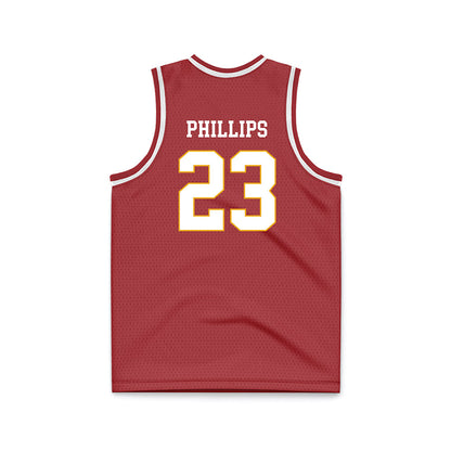 UMSL - NCAA Men's Basketball : Demetris Phillips - red Basketball Jersey-1