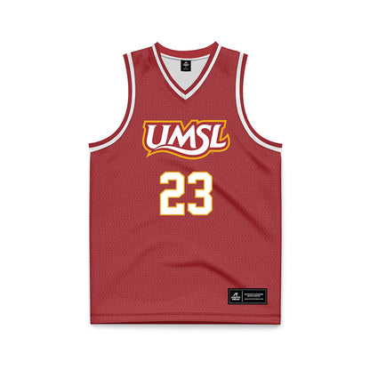UMSL - NCAA Men's Basketball : Demetris Phillips - red Basketball Jersey-0
