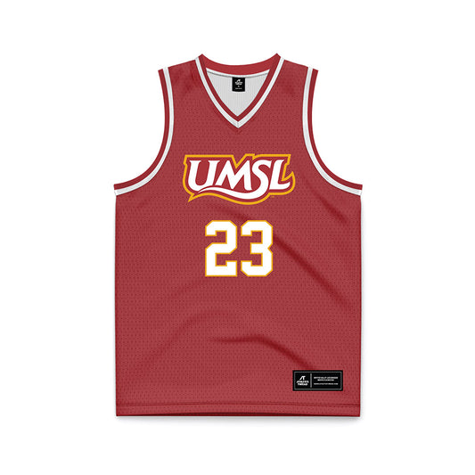 UMSL - NCAA Men's Basketball : Demetris Phillips - red Basketball Jersey-0