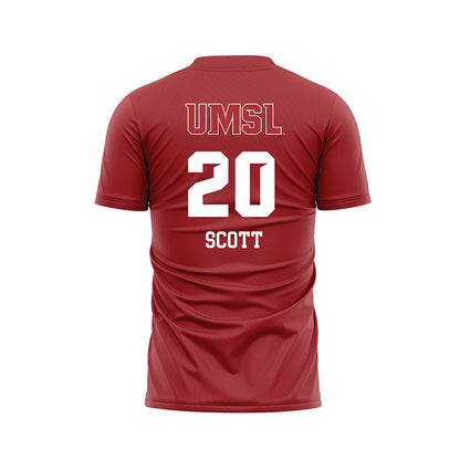 undefined - NCAA Women's Soccer : Natalie Scott - Red Soccer Jersey-1