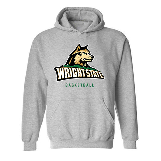 Wright State - NCAA Men's Basketball : Ilija Milijasevic - Hooded Sweatshirt-0