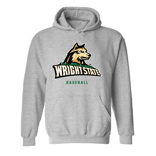 Wright State - NCAA Baseball : Keegan Holmstrom - Hooded Sweatshirt-0