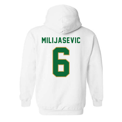 Wright State - NCAA Men's Basketball : Ilija Milijasevic - Hooded Sweatshirt-1