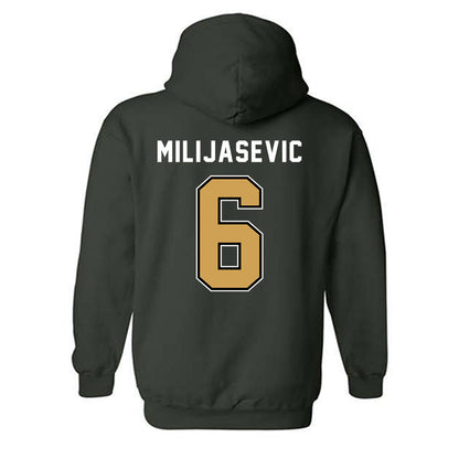 Wright State - NCAA Men's Basketball : Ilija Milijasevic - Hooded Sweatshirt-1