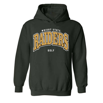 Wright State - NCAA Men's Golf : Brian Burkett - Hooded Sweatshirt-0