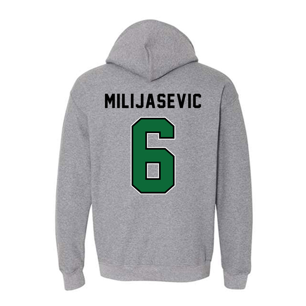 Wright State - NCAA Men's Basketball : Ilija Milijasevic - Hooded Sweatshirt-1