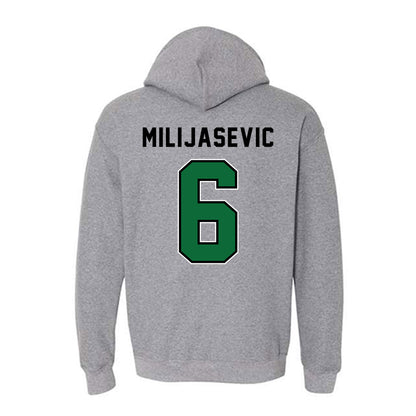 Wright State - NCAA Men's Basketball : Ilija Milijasevic - Hooded Sweatshirt-1
