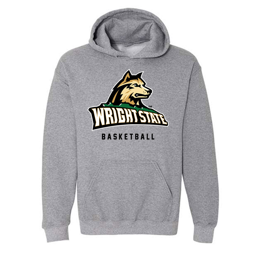 Wright State - NCAA Men's Basketball : Ilija Milijasevic - Hooded Sweatshirt-0