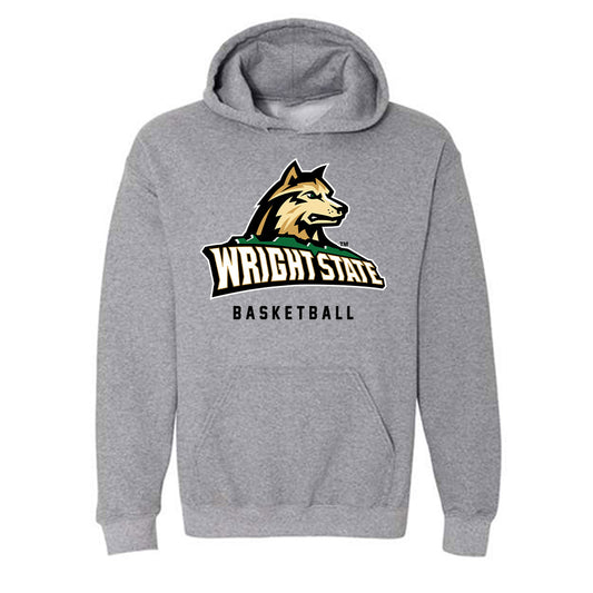 Wright State - NCAA Men's Basketball : Ilija Milijasevic - Hooded Sweatshirt-0