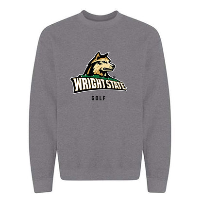 Wright State - NCAA Men's Golf : Adam Horn - Crewneck Sweatshirt-0