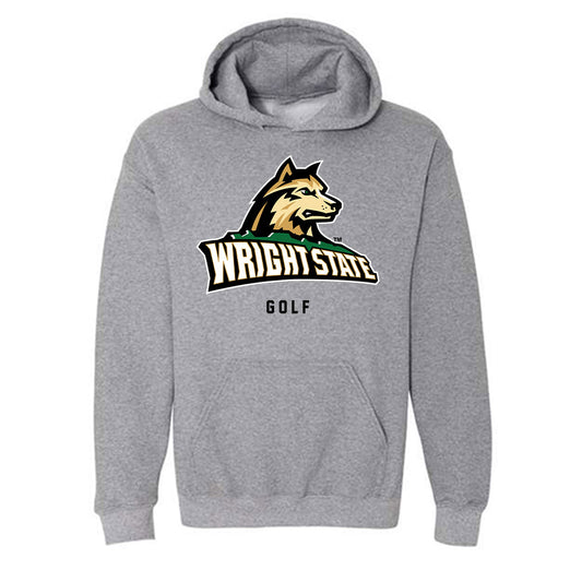 Wright State - NCAA Men's Golf : Brian Burkett - Hooded Sweatshirt-0
