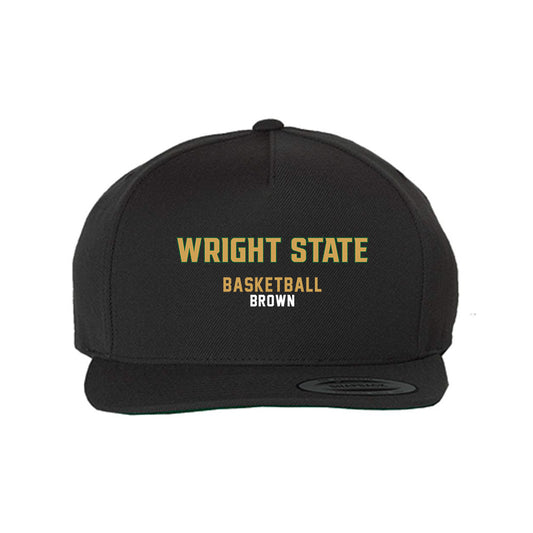 Wright State - NCAA Women's Basketball : Olivia Brown - Snapback Hat-0