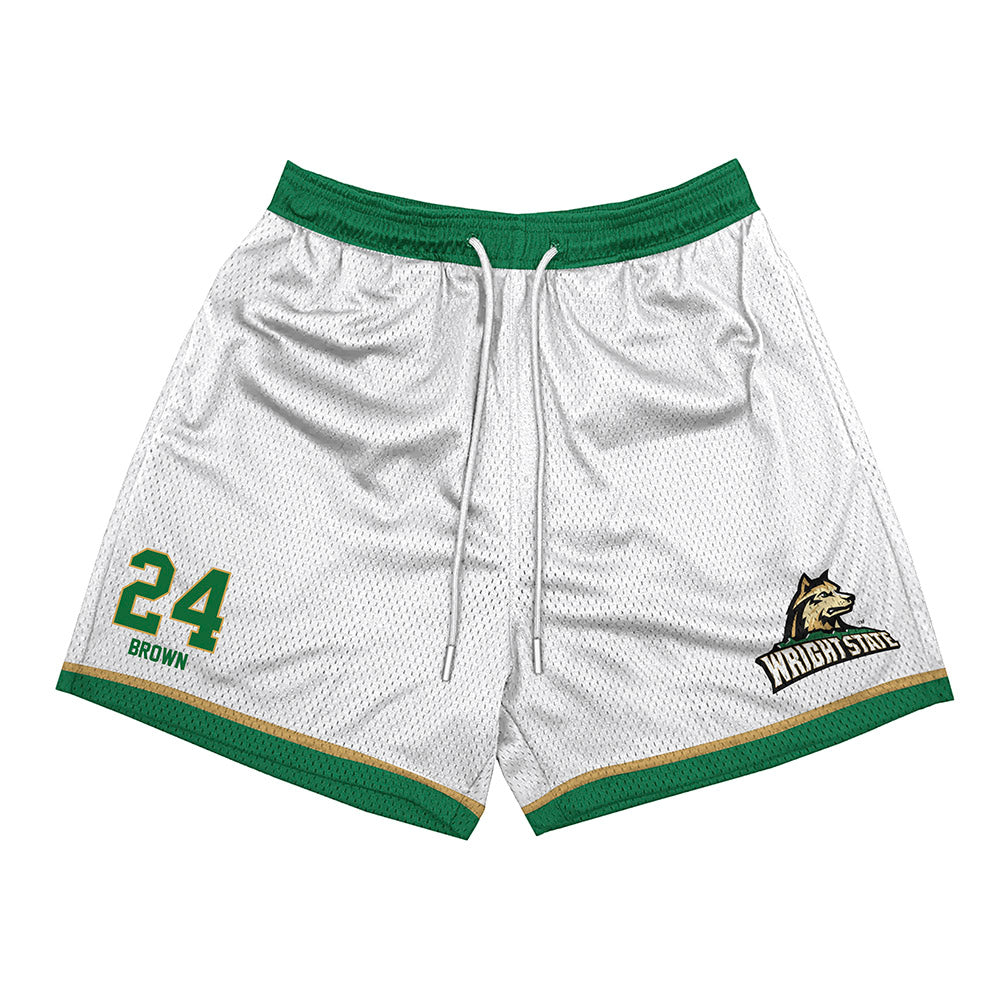 Wright State - NCAA Women's Basketball : Olivia Brown - Shorts-0