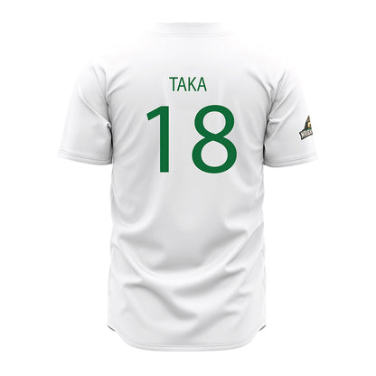 Wright State - NCAA Baseball : Aaron Taka - White Jersey-1