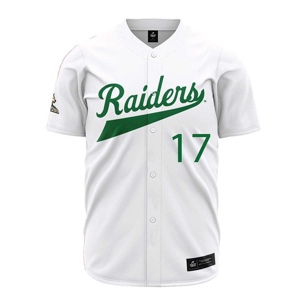 Wright State - NCAA Baseball : Warren Hartzell - White Jersey-0