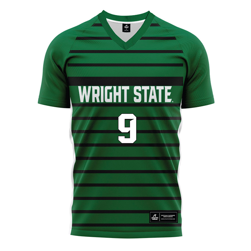 Wright State - NCAA Men's Soccer : Keiji Nakazawa - Green Soccer Jersey-0