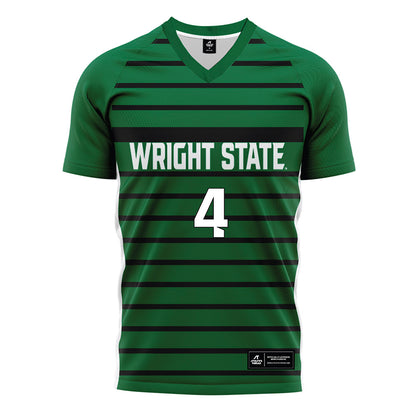 Wright State - NCAA Men's Soccer : Charlie Carpenter - Green Soccer Jersey-0