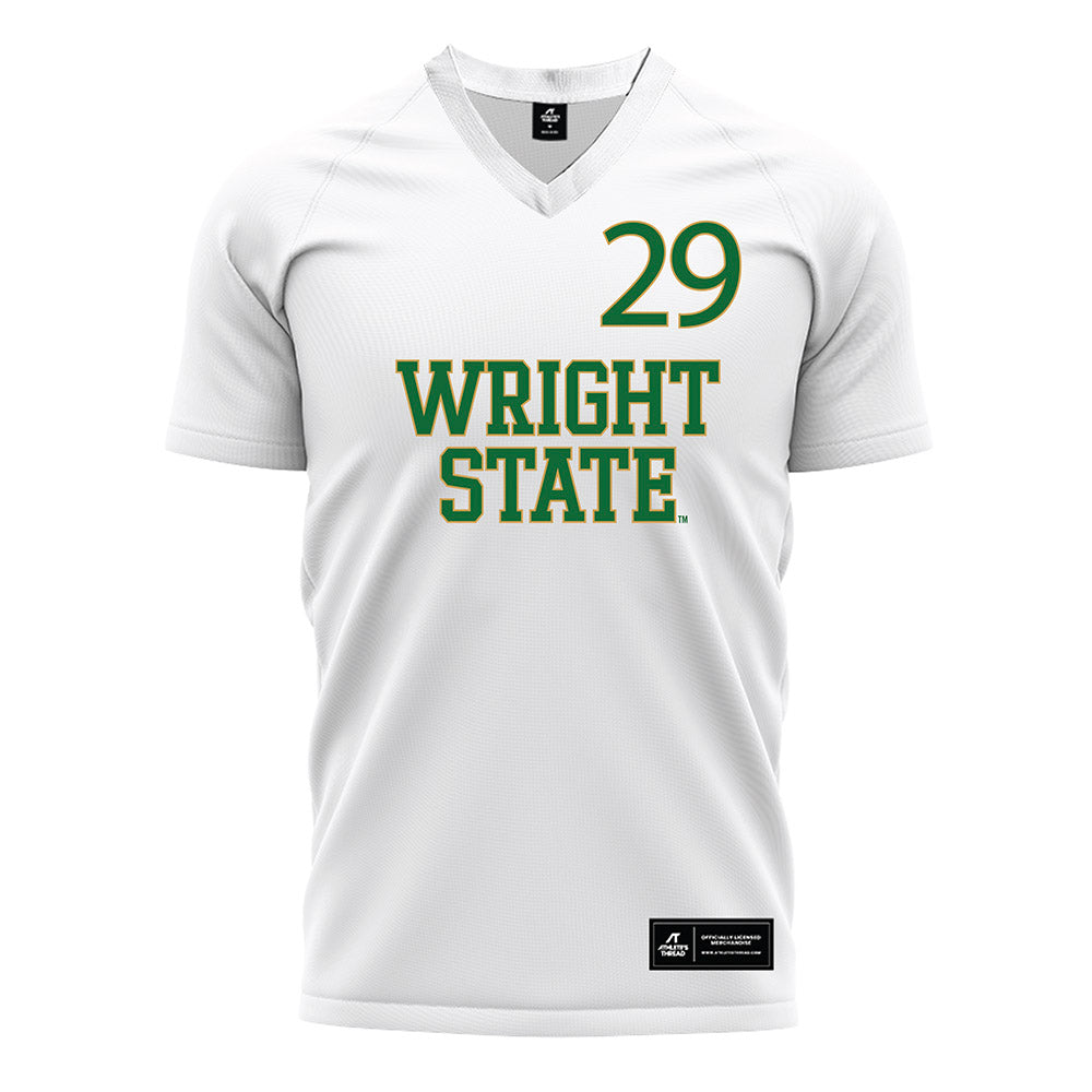 Wright State - NCAA Women's Soccer : Olivia Stroud - White Soccer Jersey-0