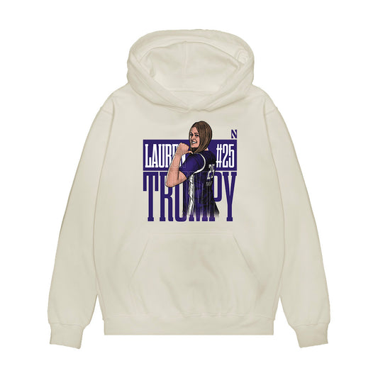Northwestern - NCAA Women's Basketball : Lauren Trumpy - Collage Premium Hooded Sweatshirt-0