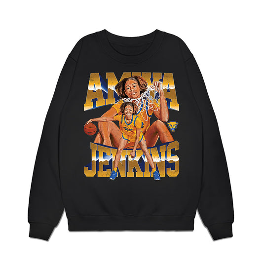 Pittsburgh - NCAA Women's Basketball : Amiya Jenkins - Premium Crewneck Sweatshirt-0