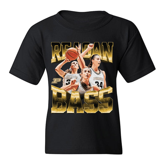 Purdue - NCAA Women's Basketball : - Player Collage Youth T-Shirt-0