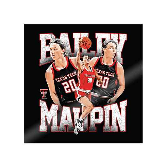 Texas Tech - NCAA Women's Basketball : Bailey Maupin - Collage Sticker-0