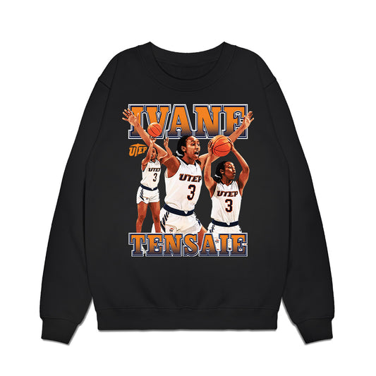 UTEP - NCAA Women's Basketball : Ivane Tensaie - Collage Premium Crewneck Sweatshirt-0