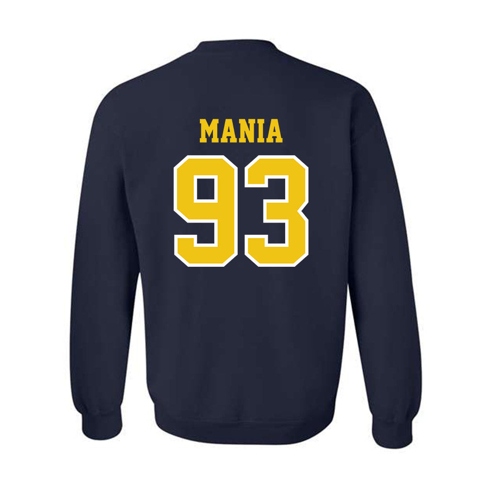 Michigan - NCAA Men's Ice Hockey : Matthew Mania - Classic Shersey Crewneck Sweatshirt-1