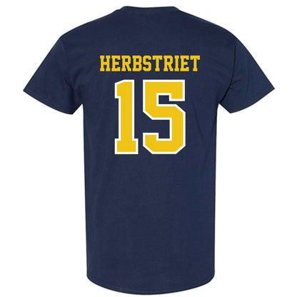 Michigan - NCAA Football : Chase Herbstriet - Classic Shersey T-Shirt-1
