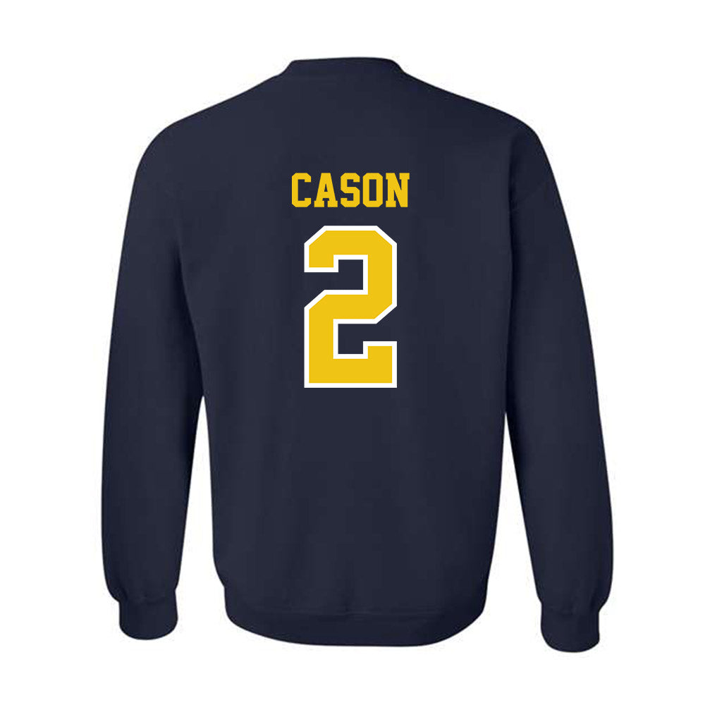 Michigan - NCAA Men's Basketball : Lorenzo Cason - Classic Shersey Crewneck Sweatshirt-1