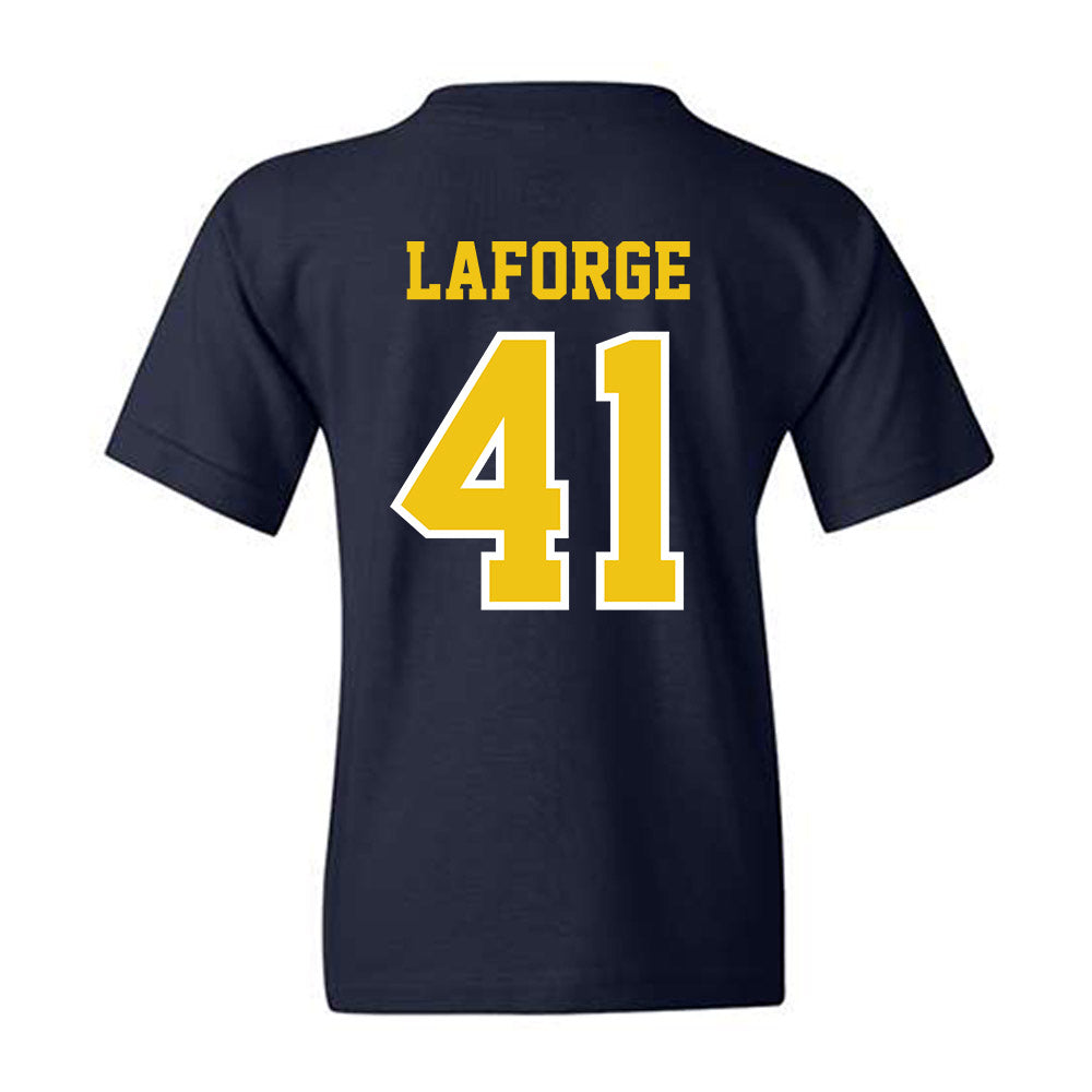 Michigan - NCAA Men's Lacrosse : Lucas Laforge - Classic Shersey Youth T-Shirt-1