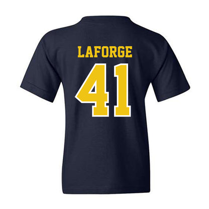 Michigan - NCAA Men's Lacrosse : Lucas Laforge - Classic Shersey Youth T-Shirt-1