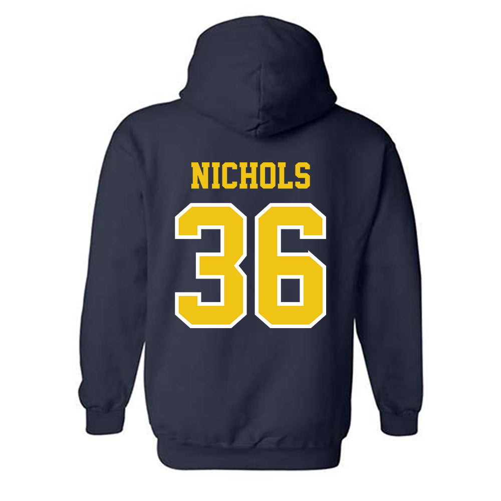 Michigan - NCAA Football : Josh Nichols - Classic Shersey Hooded Sweatshirt-1
