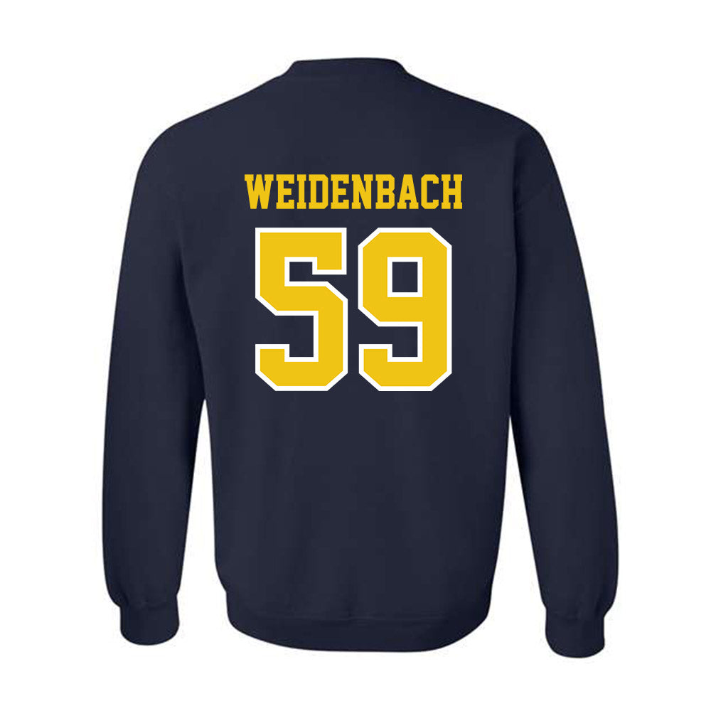 Michigan - NCAA Football : John Weidenbach - Classic Shersey Crewneck Sweatshirt-1