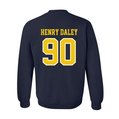 Michigan - NCAA Football : John Henry Daley - Classic Shersey Crewneck Sweatshirt-1