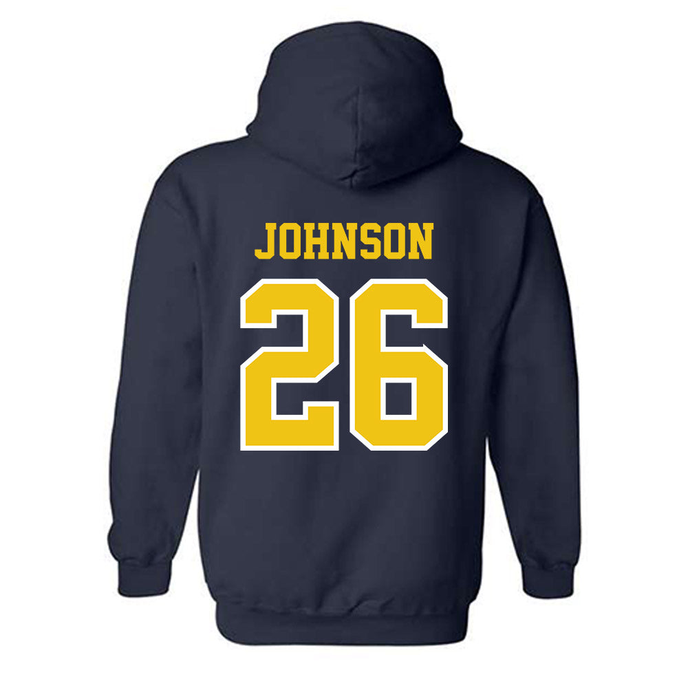 Michigan - NCAA Football : Donovan Johnson - Classic Shersey Hooded Sweatshirt-1