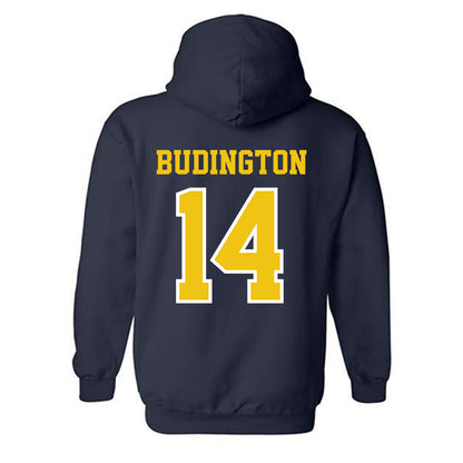Michigan - NCAA Men's Lacrosse : Joseph Budington - Classic Shersey Hooded Sweatshirt-1