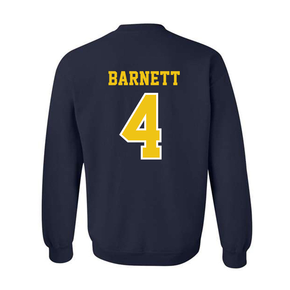 Michigan - NCAA Men's Ice Hockey : Asher Barnett - Classic Shersey Crewneck Sweatshirt-1