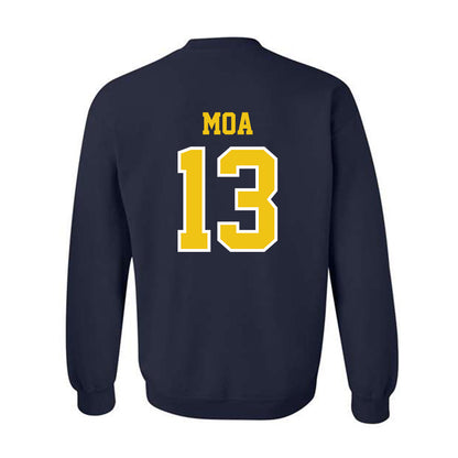 Michigan - NCAA Football : Aisea Moa - Classic Shersey Crewneck Sweatshirt-1